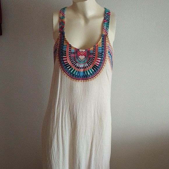 Billabong Embroidered Maxi Dress - Picture 1 of 6